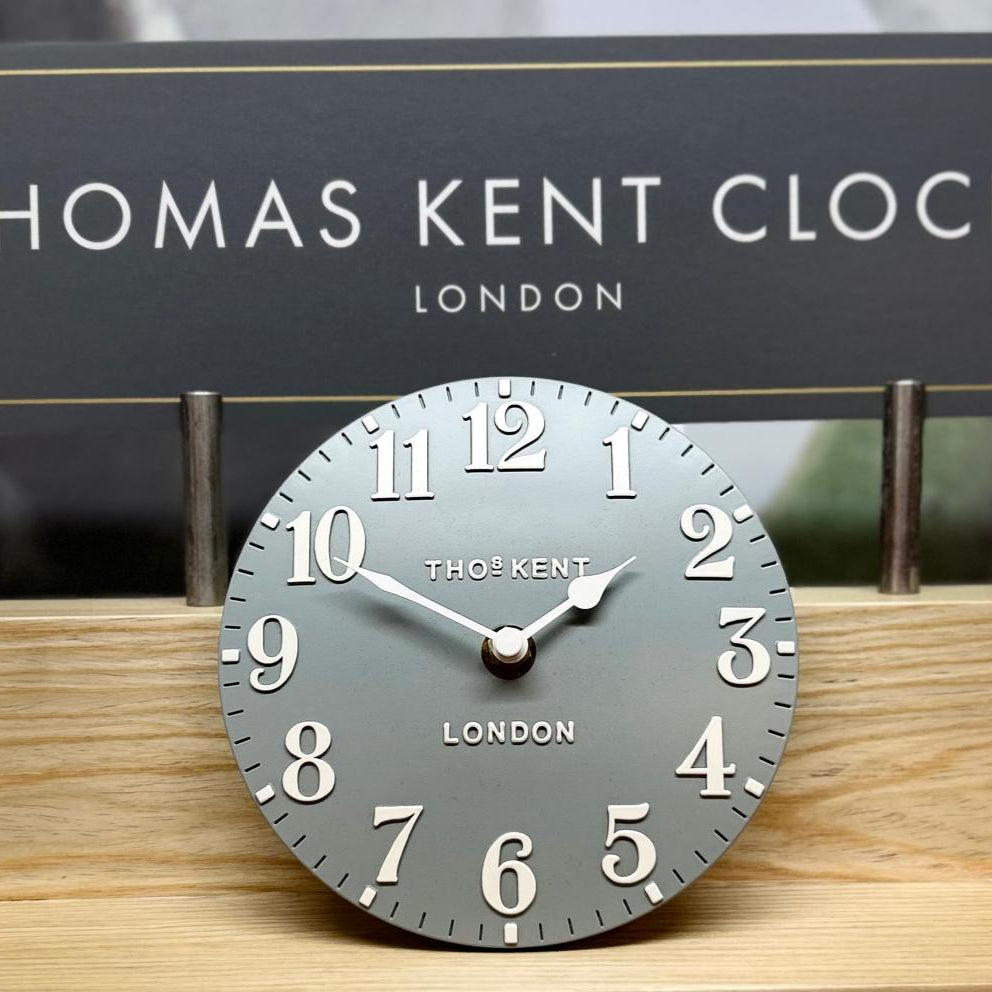 Thomas Kent Freestanding Mantel Clock - Flax Blue
