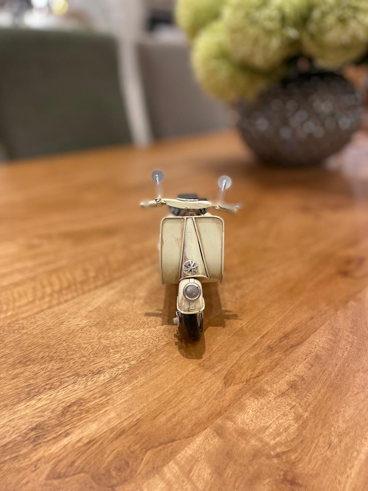 Beige Scooter Bike Ornament