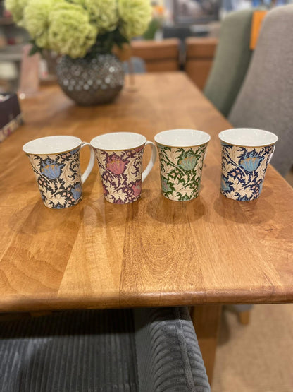 William Morris Anemone Mugs