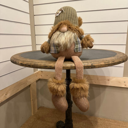 Gonk doorstop - green and brown