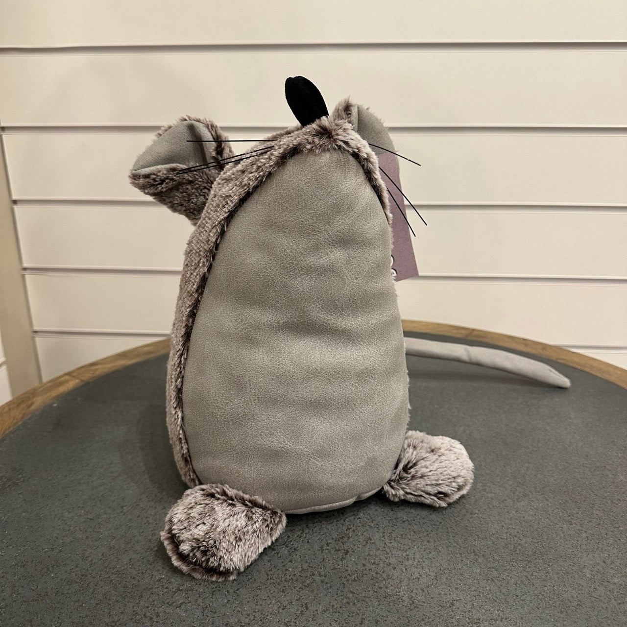 Mouse doorstop - grey