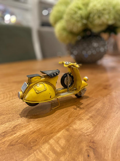 Yellow Scooter Bike Ornament