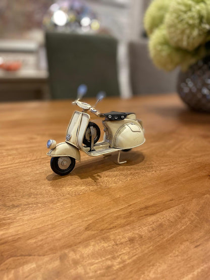 Beige Scooter Bike Ornament
