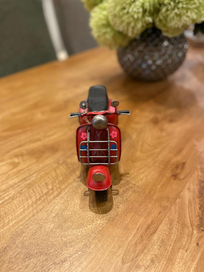 Large Red Scooter Bike Ornament