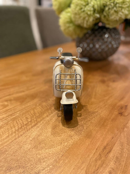 Large Beige Scooter Bike Ornament
