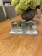 Assembled Set Of 7 Ceramic Mini Vases